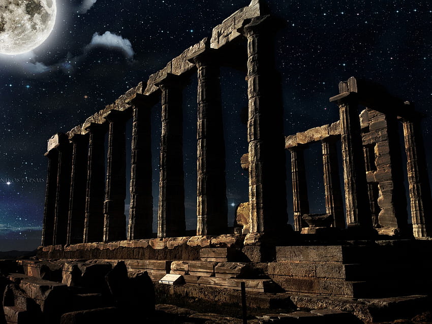 Hellas, gregos, acrópole, deuses, Grécia, Atenas, antiga papel de parede HD