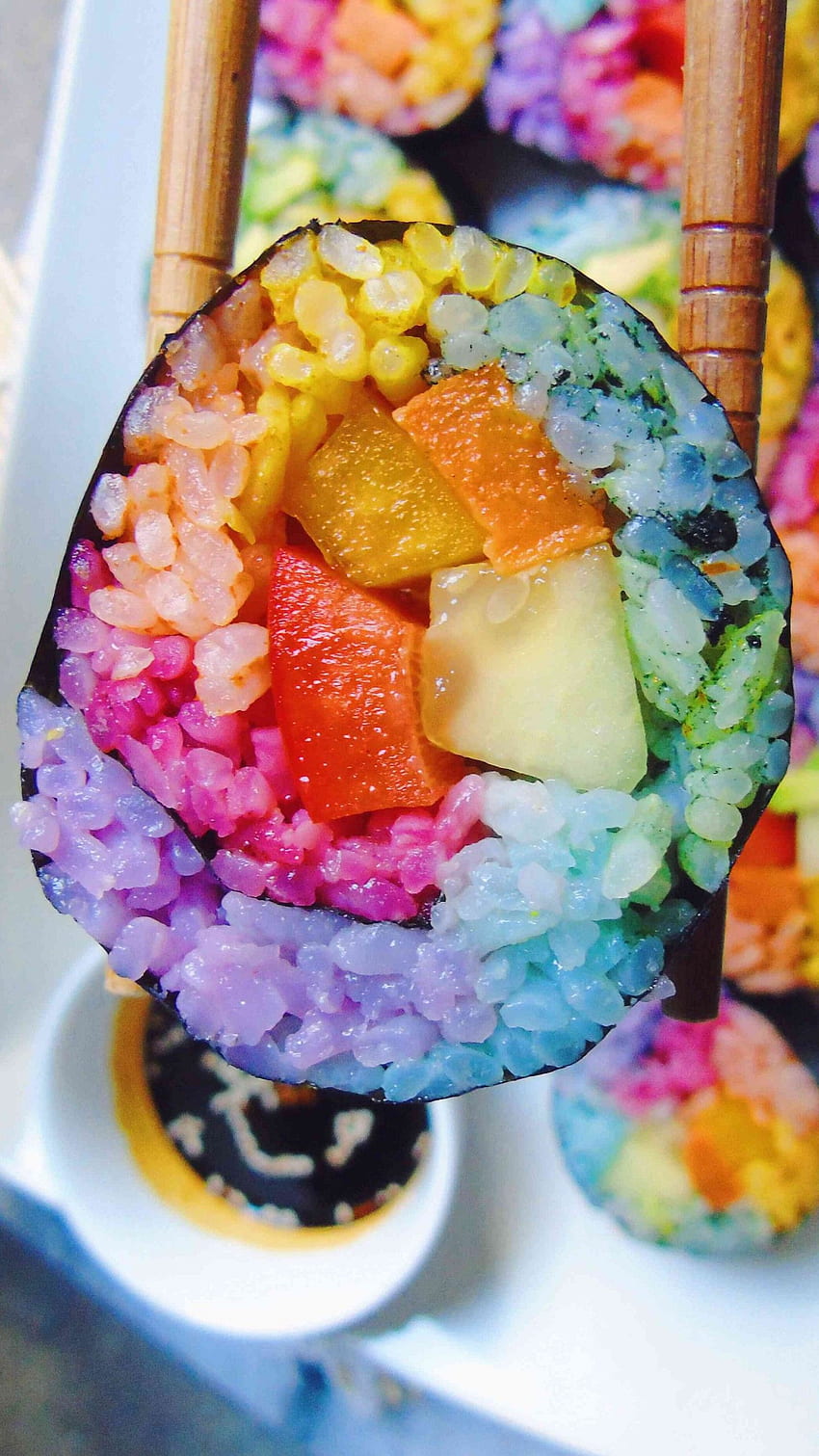 Japońskie sushi w Japonii, uwielbiam sushi Tapeta na telefon HD