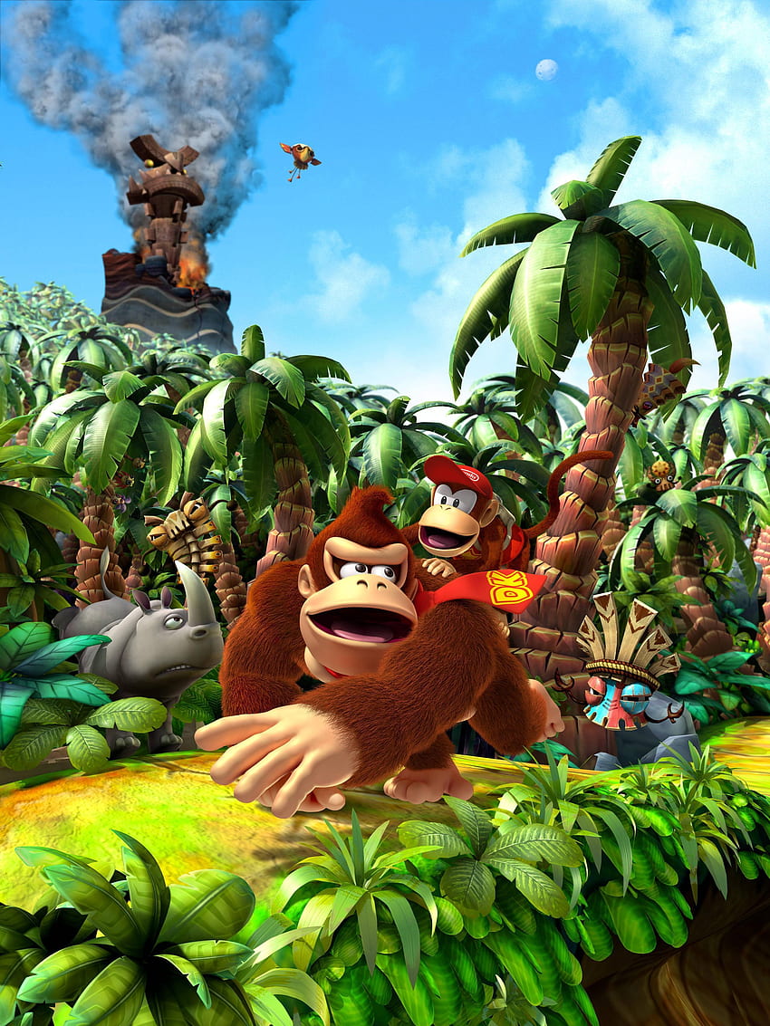 Donkey Kong Country Retorna [] para seu, Celular e Tablet. Explore Donkey Kong Country Returns. Donkey Kong, Donkey Kong Papel de parede de celular HD
