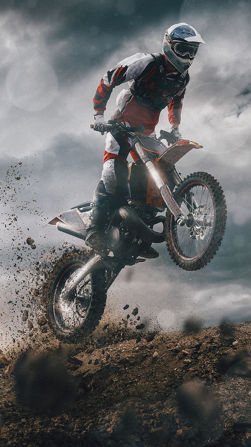 motocross 슈퍼 크로스 엔듀로 dirtbikes 오프로드 할리 기어 HD 전화 배경 화면