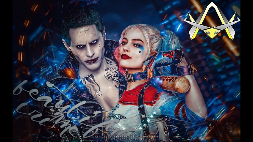 Joker & Harley Quinn. Crazy Love [MASHUP] HD wallpaper