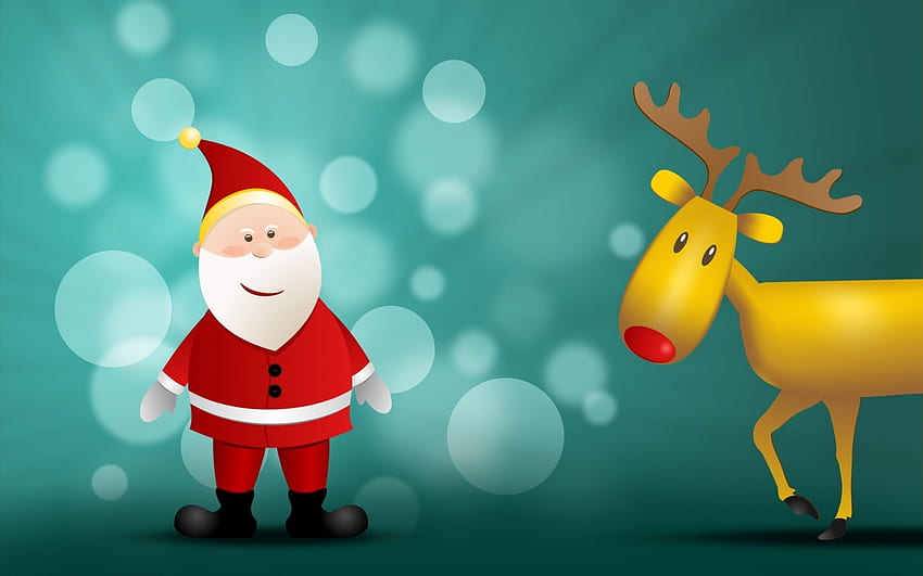 Santa Claus, claus, gift, christmas, santa HD wallpaper