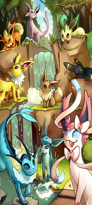 pokemon eevee evolutions wallpaper