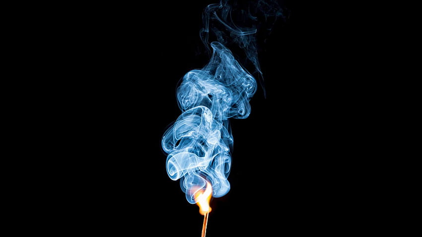 Burning Mamachstick With Smoke Mac, Burning Rose HD wallpaper