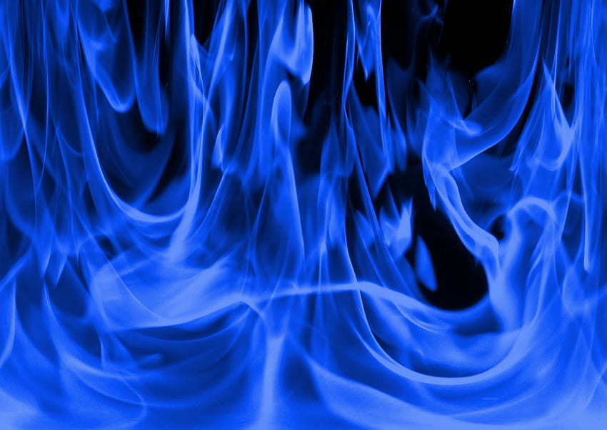 Сини пламъци, червени и сини пламъци HD тапет