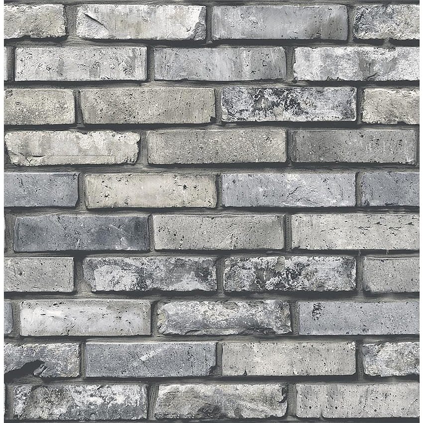 FD23288 - Brewster FD23288 Painted Grey Brick - GoingDecor. Brick roll, Painted brick, Brick, Gray Brick HD phone wallpaper