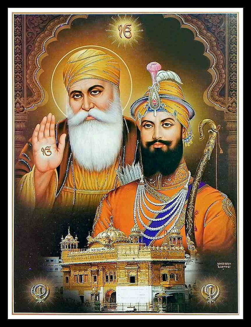 Guru Nanak Dev Ji - Guru Nanak Dev Ji und Guru Gobind Singh Ji - - , Guru Nanak Ji HD-Handy-Hintergrundbild