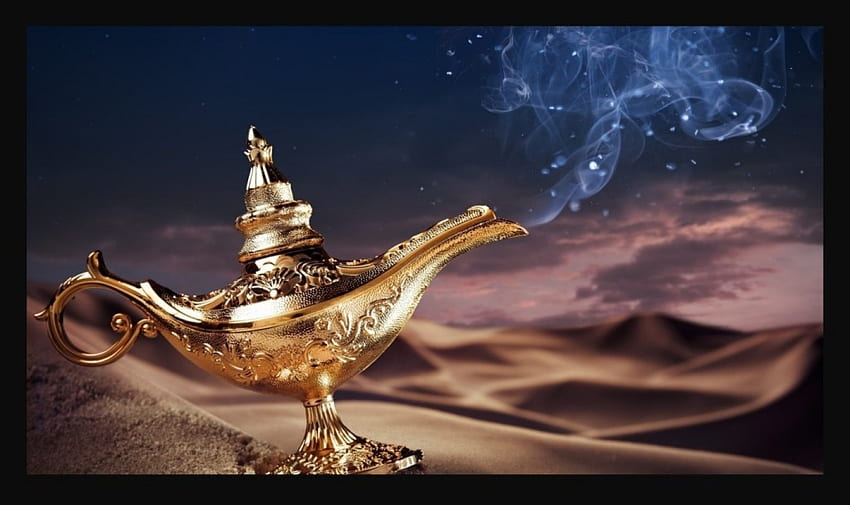 ～魔法のランプ～、アラビアン、マジック、ファンタジー、ランプ 高画質の壁紙
