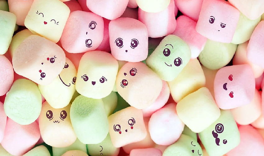 Cute Candy Marshmallow HD wallpaper | Pxfuel
