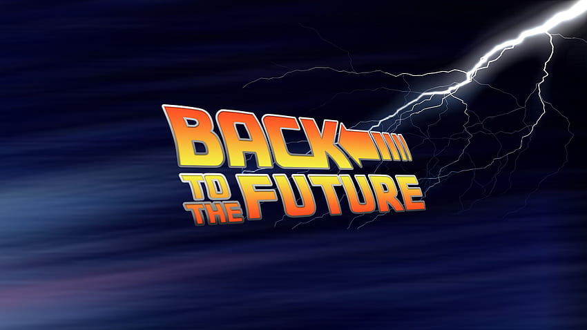 Back to the Future, Back to the Future Logo HD wallpaper