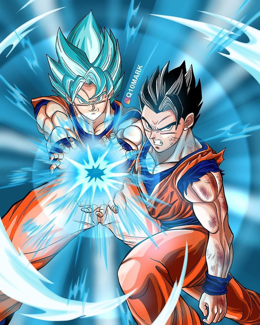 Father and Son Kamehameha, Done! Pls turn on post notifications HD phone wallpaper