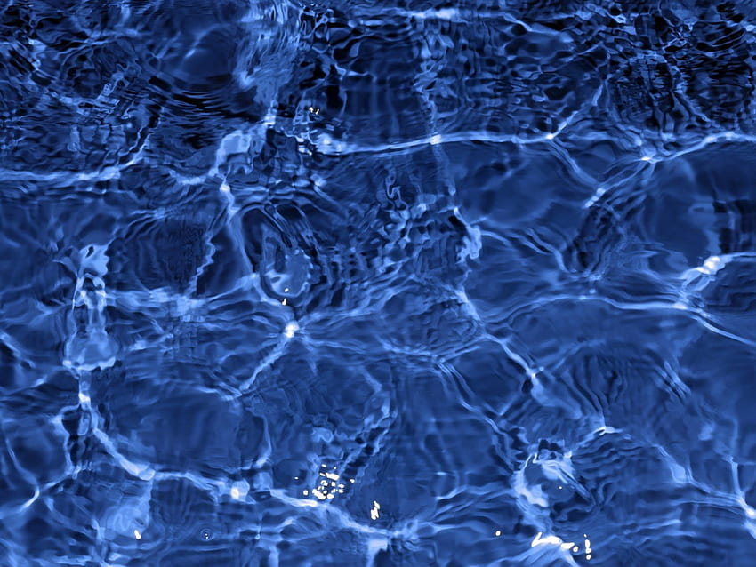 Cool Blue, bleu, abstrait, 3d, ondulations, apaisant, eau Fond d'écran HD