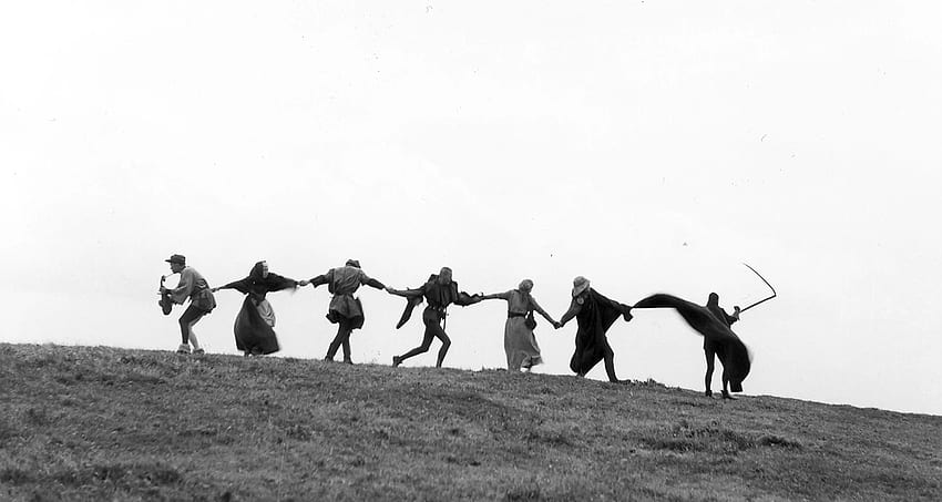 What's the most iconic still from a Criterion film? For me nothing beats this shot from the ending of The Seventh Seal: : criterion HD wallpaper
