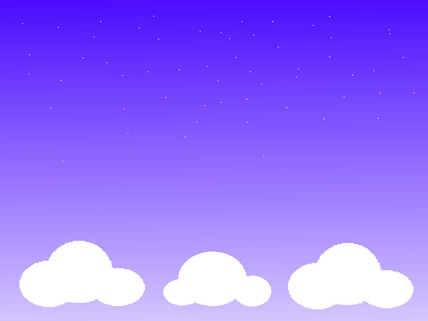 8 Bit Background Blue. Blue, Pixel Art Clouds HD wallpaper