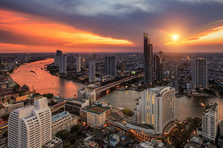 Background : Bangkok at Night – Bangkok Hotels & Nightlife HD wallpaper