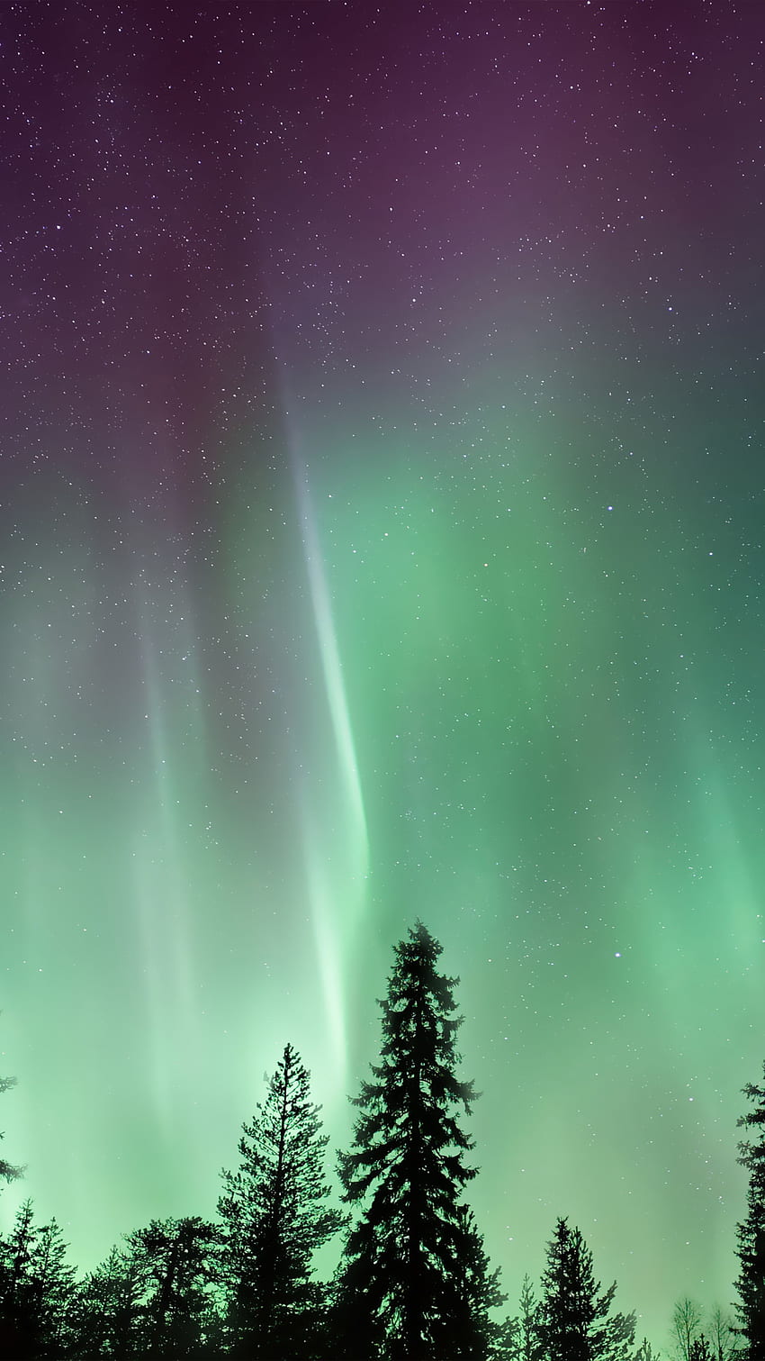 Amazing Northern Lights Aurora Borealis Ultra Mobile HD phone wallpaper
