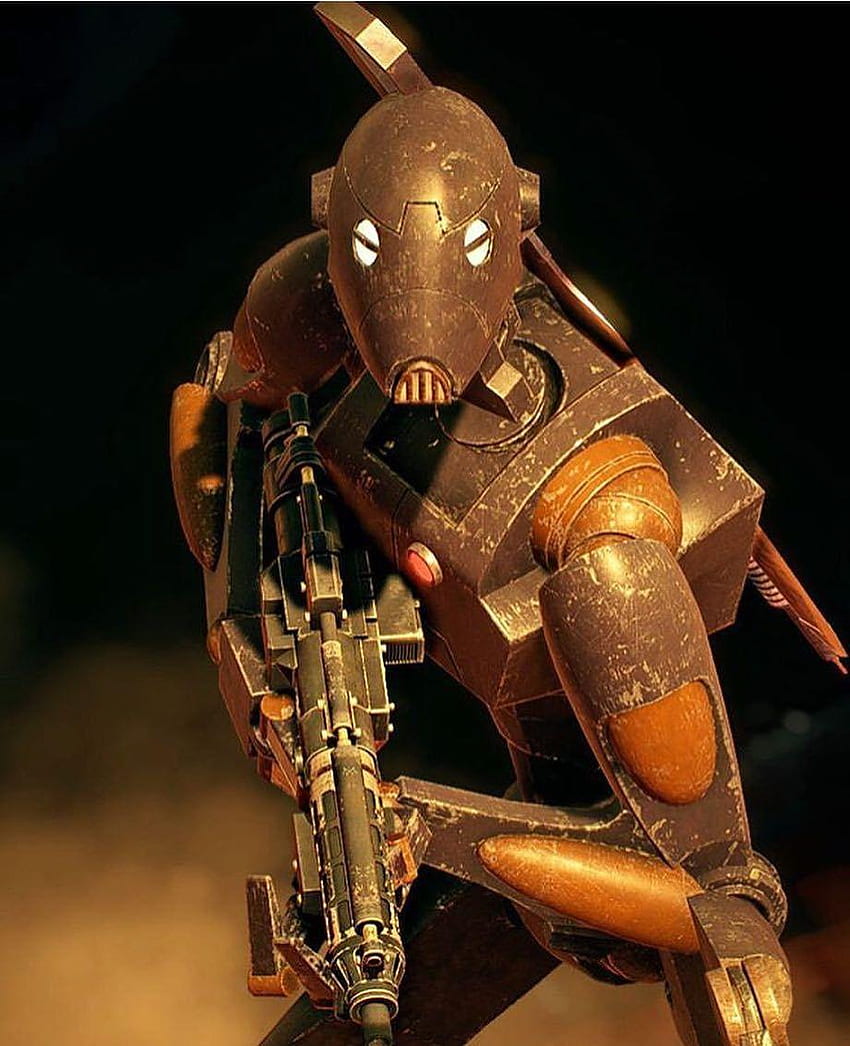 Commando Droid, Star Wars Battle Droid HD phone wallpaper