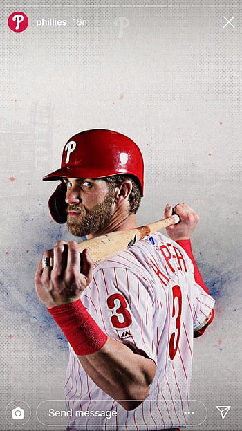 🐶🅿️ on X: Bryce Harper wallpaper made by me on phone