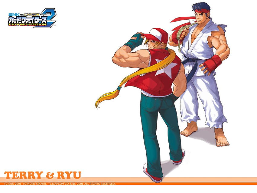 Snk Vs Capcom 2 Expand Edition Ryu und Terry, Terry Bogard HD-Hintergrundbild