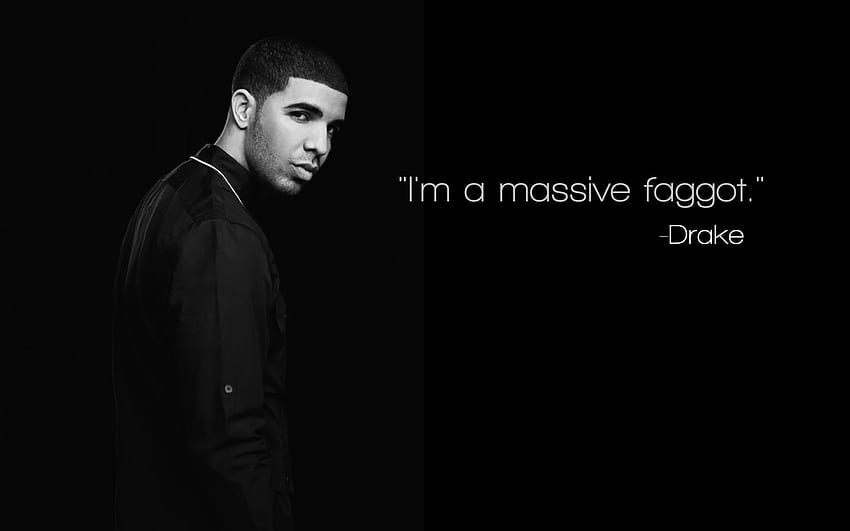 Drake Funny Quote • Rap - Drake Quotes Black Background HD wallpaper ...
