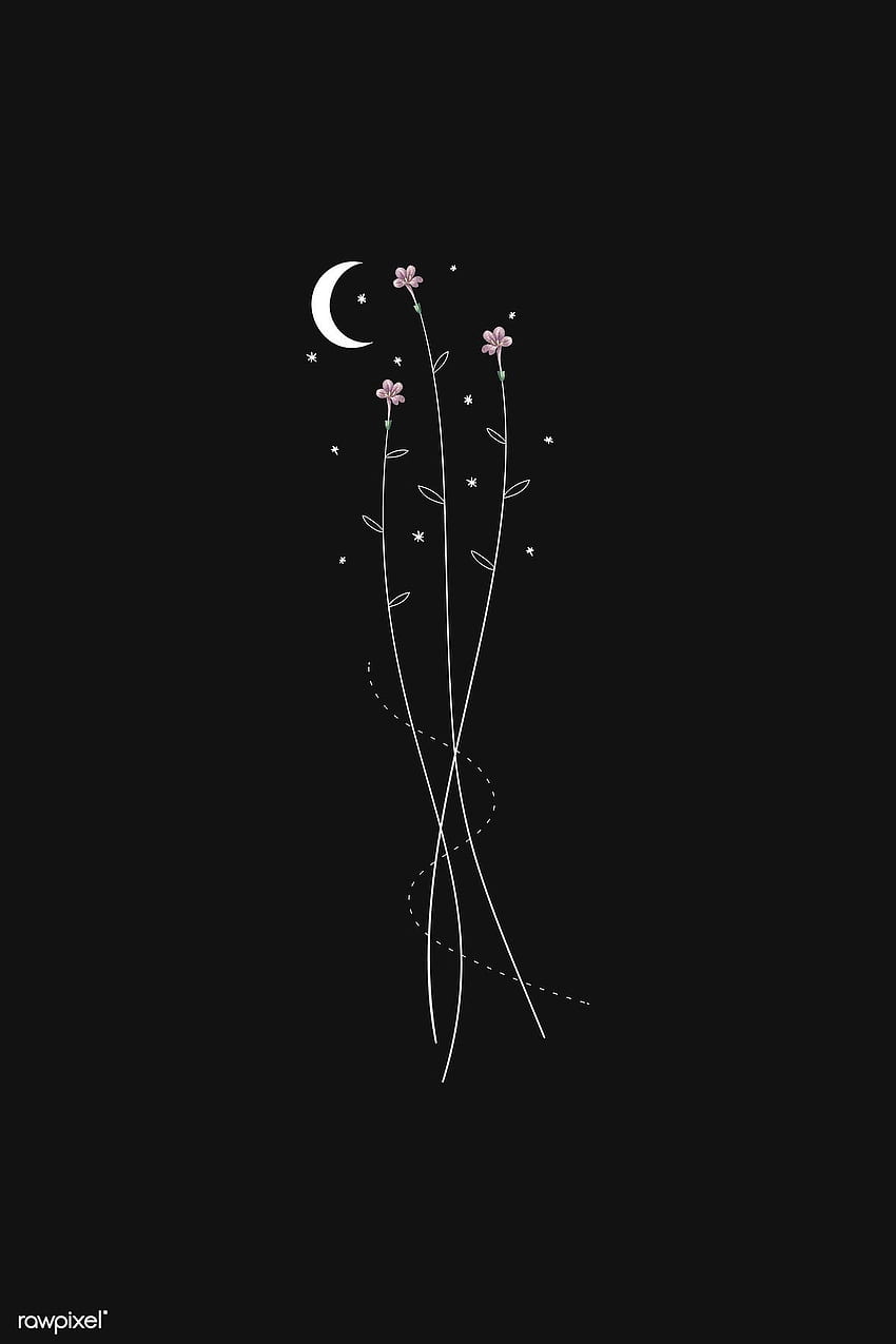 Hãy cùng tận hưởng những bông hoa trên nền đen này cùng với vệt trăng lấp lánh. Bức ảnh chữ nhật vectơ này được thiết kế với độ chi tiết cực cao và sẽ thực sự làm bạn phải trầm trồ ngắm nhìn.