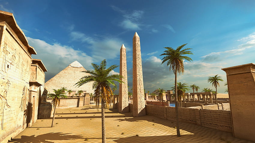 Les jeux qui ont le mieux réussi le thème de l'Égypte ancienne?, Thème égyptien Fond d'écran HD