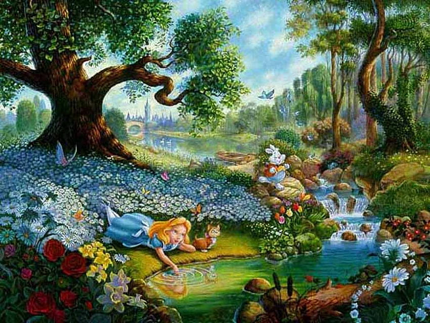 Alice And Wonderland HD wallpaper