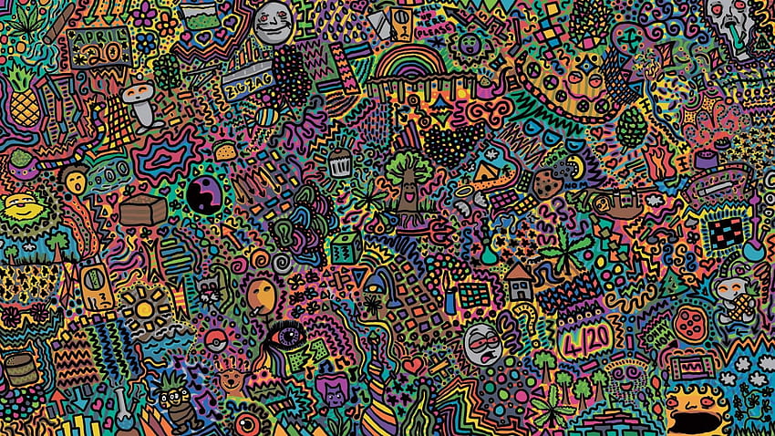 Acid Trip Background HD wallpaper