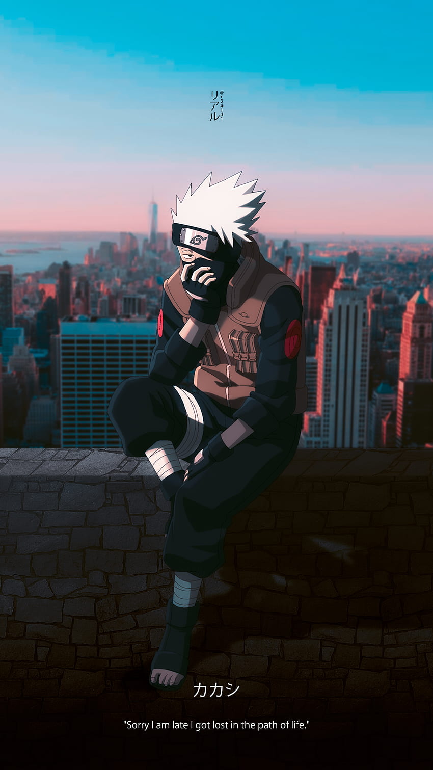 Kakashi Hatake, naruto, r34ld1, anime Fond d'écran de téléphone HD