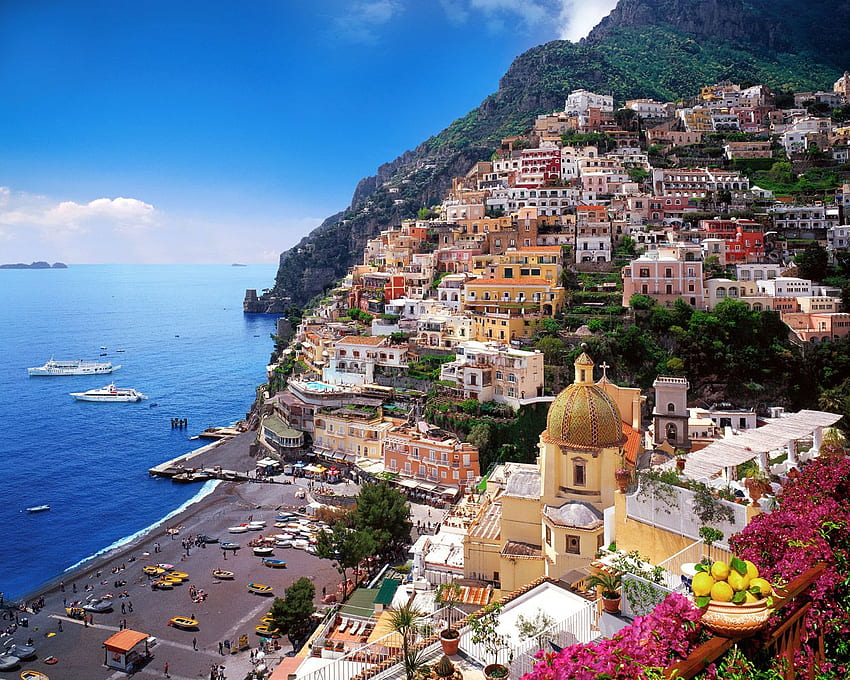 Tur NapolinVespa - Pantai Amalfi dan Sorrento, Sorrento Italia Wallpaper HD