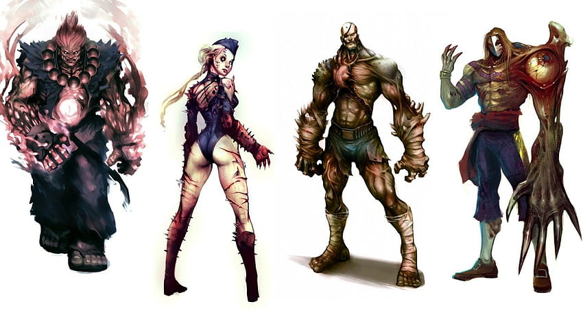 Zombies Street Fighter Cammy Sagat Akuma Chun Li Vega ., Vega Street Fighter HD wallpaper