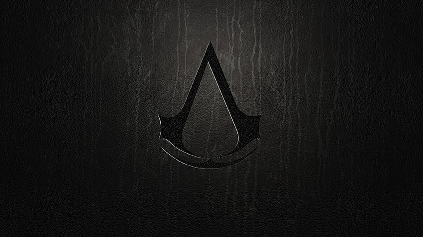Logotipo oscuro de Assassins Creed fondo de pantalla