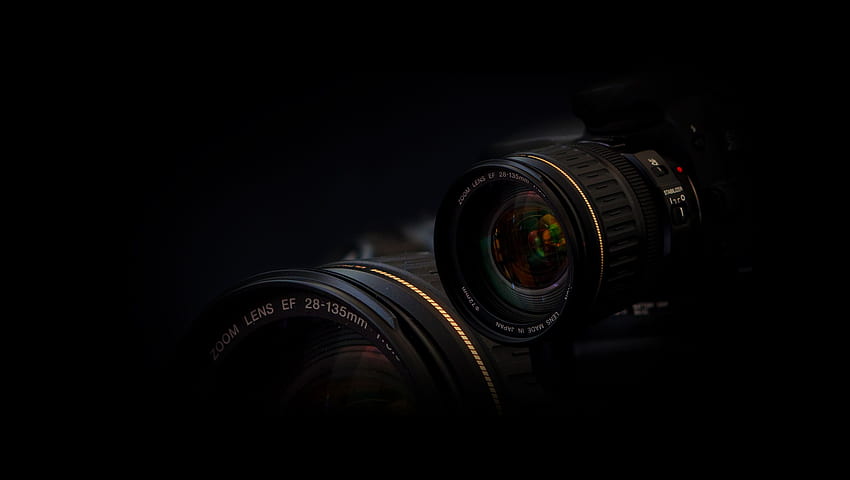 Фонова графика на камерата, абстрактна камера HD тапет