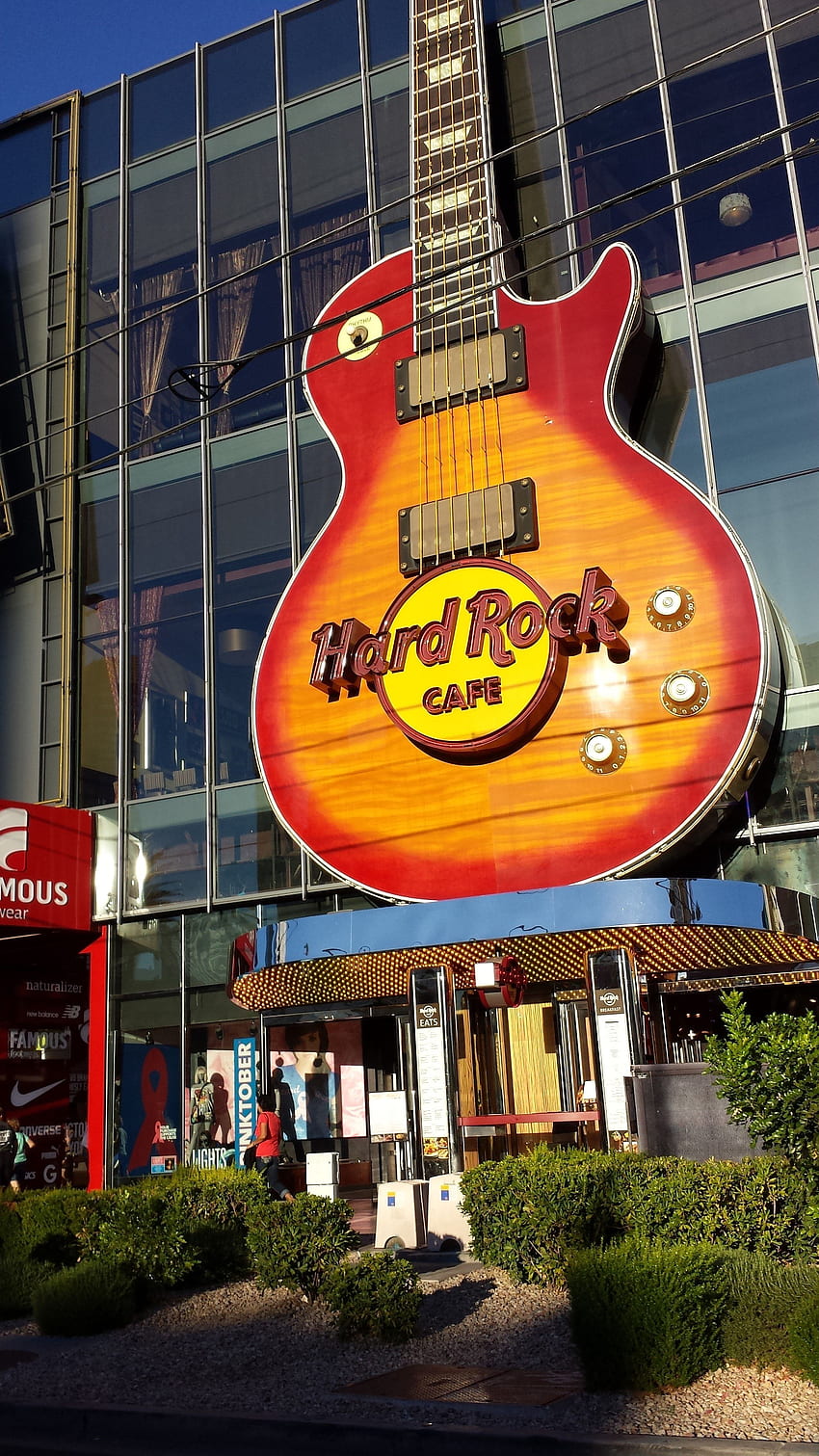 Edificio Hard Rock Cafe fondo de pantalla del teléfono