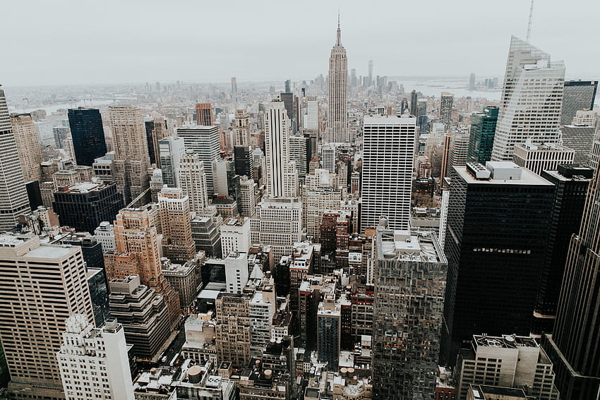 Villes, Architecture, É.-u., Bâtiment, Gratte-ciels, United States, New York Fond d'écran HD