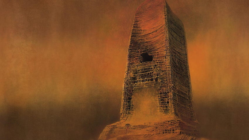 Zdzisław beksiński , graph, landmark, sky, landscape, poster, Zdzislaw ...