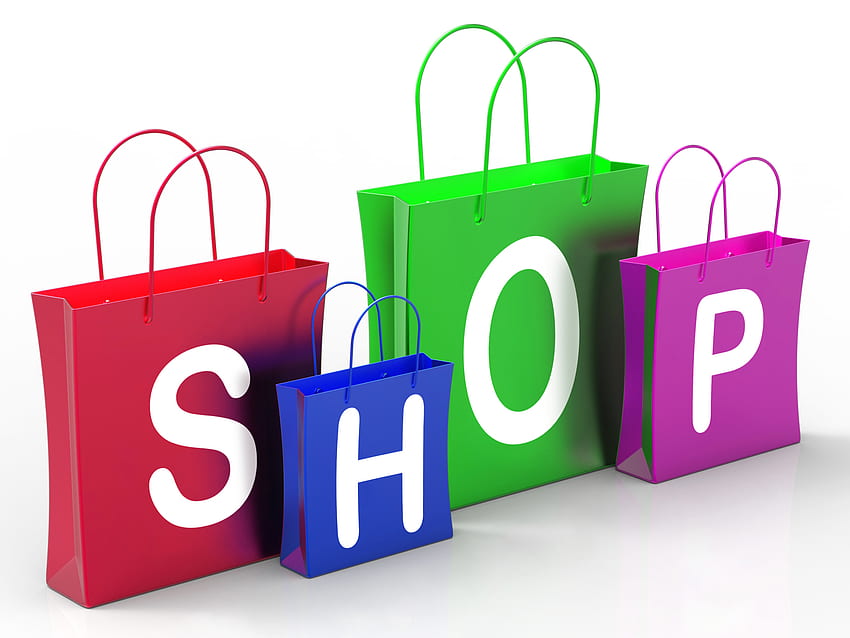different ways of shopping, Shopping Bag HD wallpaper