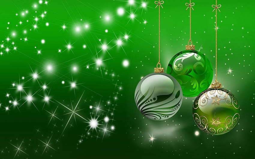 Boże Narodzenie Tło, Zielony Boże Narodzenie Tapeta HD