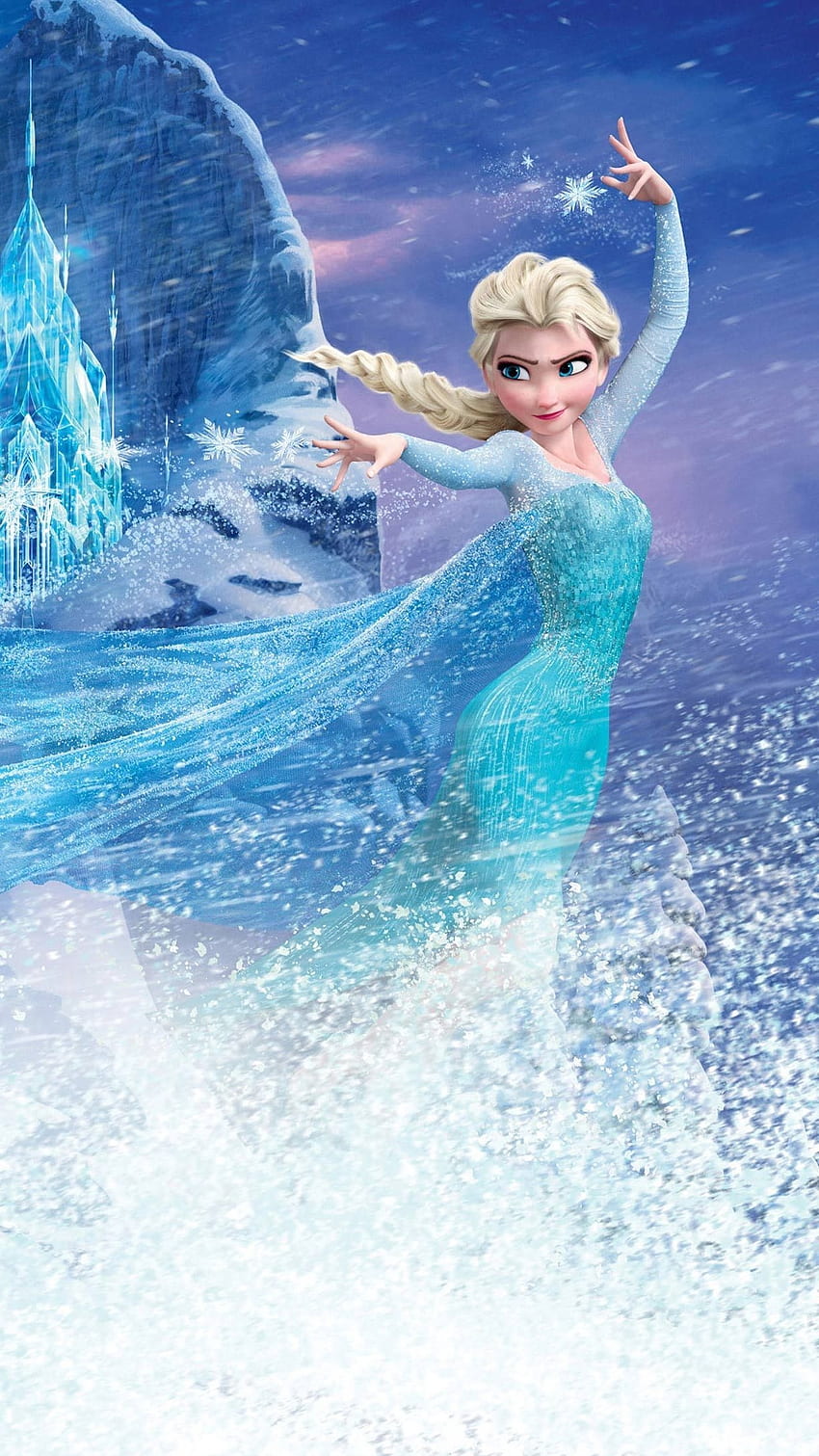 Elsa congelada, congelada fondo de pantalla del teléfono