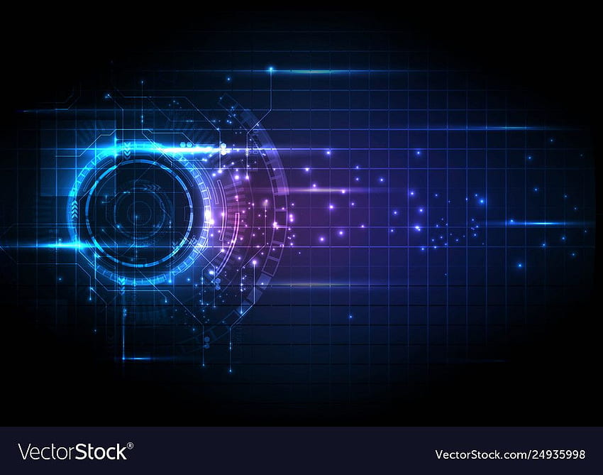 Light futuristic digital technology background vector on VectorStock in 2020. Technology background, Futuristic background, Digital technology HD wallpaper