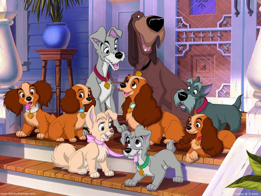 Lady & the Tramp - Disney's Lady and the Tramp HD wallpaper