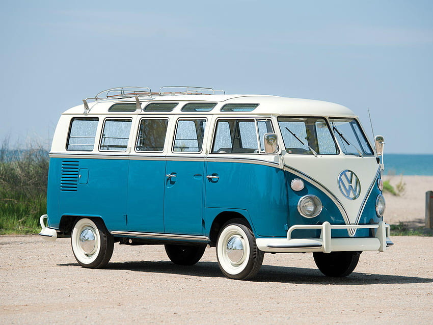1963 67 Volkswagen Deluxe Samba Bus Van Klasik Wallpaper HD