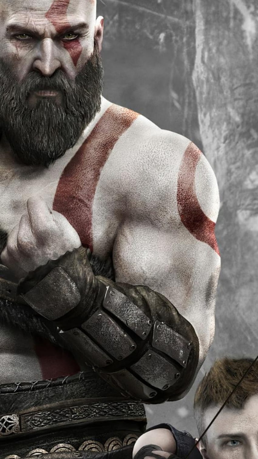 God of War, chest, kartos HD phone wallpaper