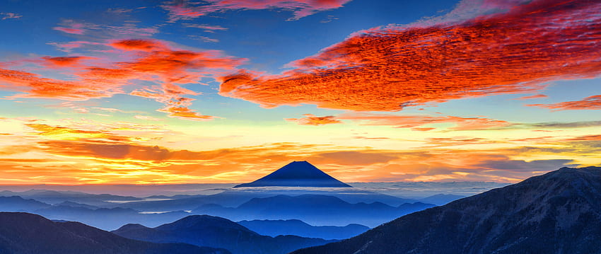 Mountains Sunrise Landscape Clouds Sky Scenery Nature , Mountain Laptop HD  wallpaper | Pxfuel