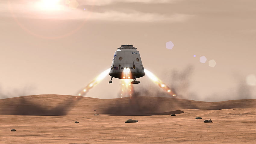 SpaceX, 배, 레드 드래곤, 화성, 우주 HD 월페이퍼