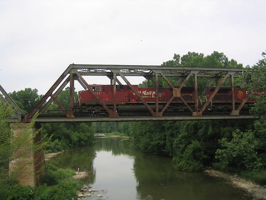 Hintergrund der historischen Brücke HD-Hintergrundbild