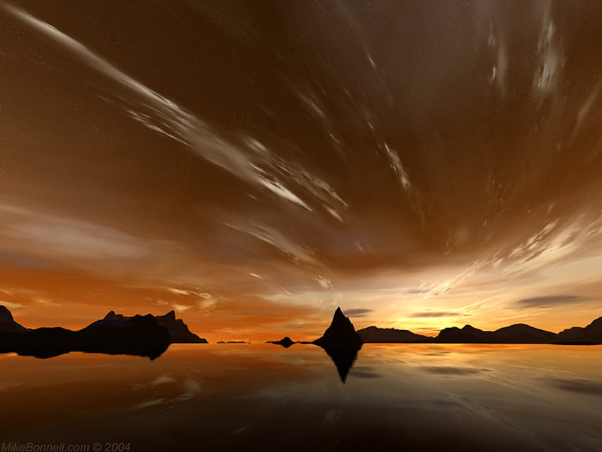 The Desolate Sky, view, sky, nature HD wallpaper