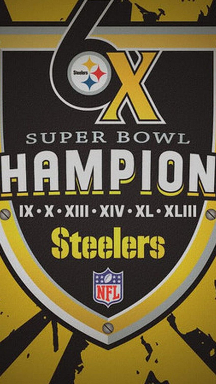 IPhone Pittsburgh Steelers, logo Pittsburgh Steelers Tapeta na telefon HD