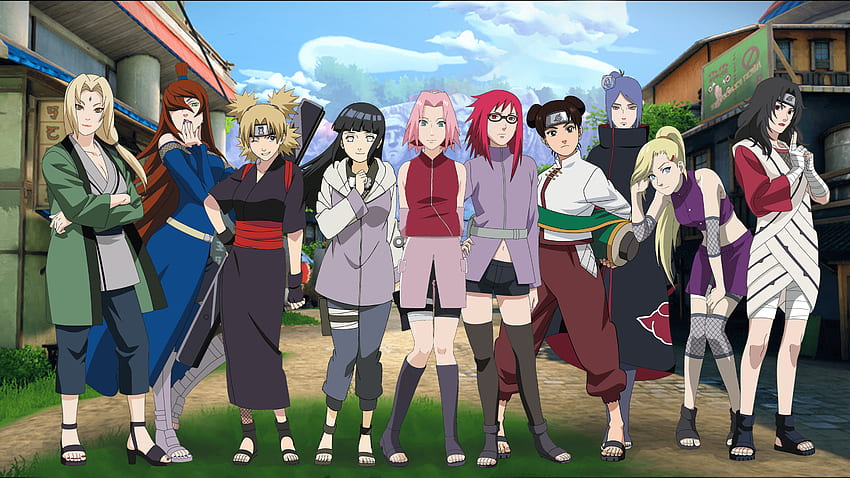 Top 10 Hottest Girls in Naruto Shippuden!, Naruto Shippuden All Characters HD wallpaper