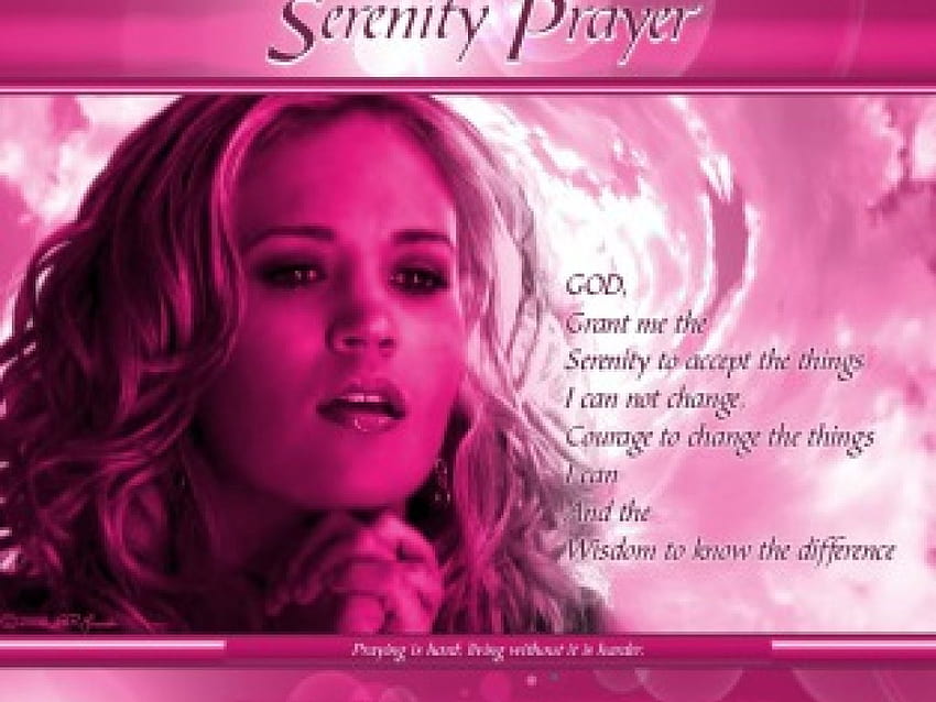 Serenity Prayer, god, love, prayer, serenity HD wallpaper
